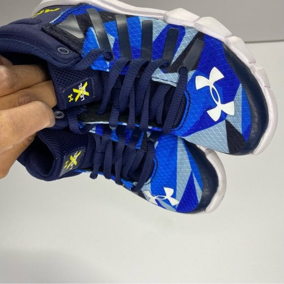 Under Armour Kids Blue B65 X Level Sneaker Shoes Size 12US - Picture 9 of 11